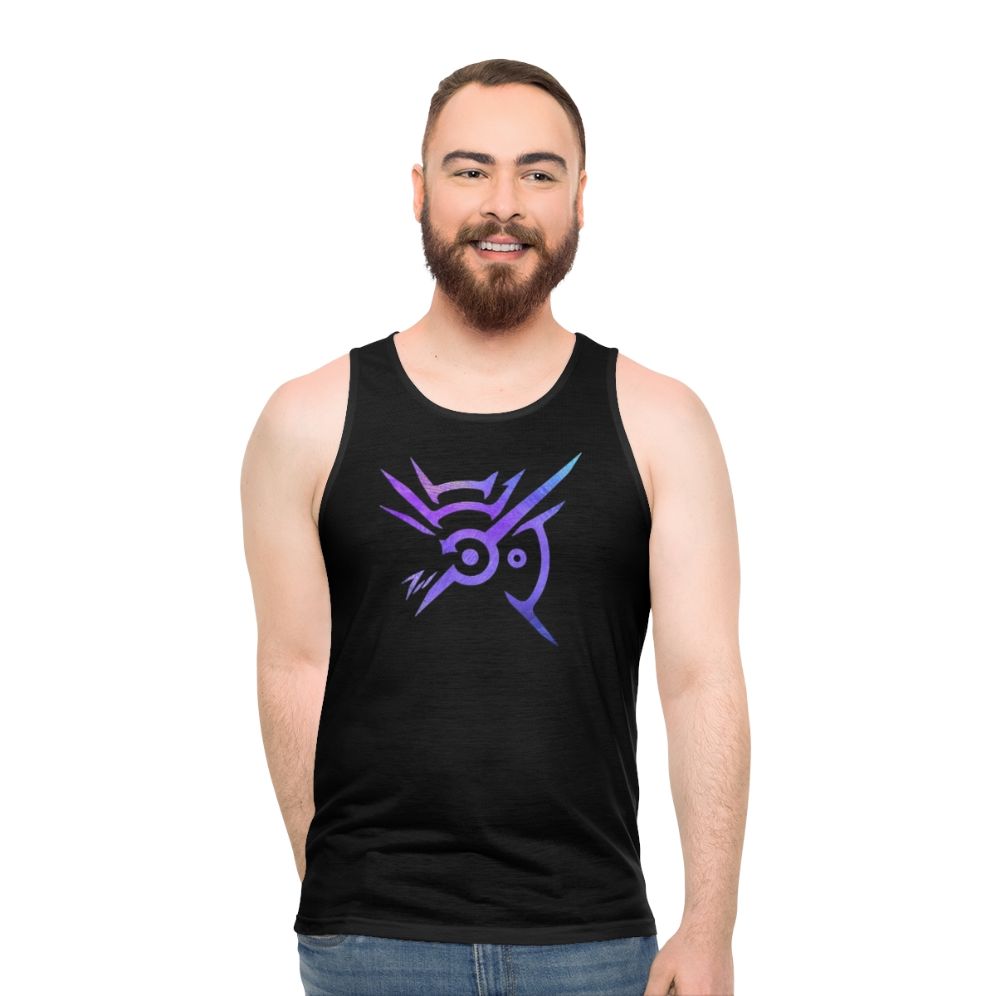 Unisex tank top featuring the mark of the outsider from Dishonored - men