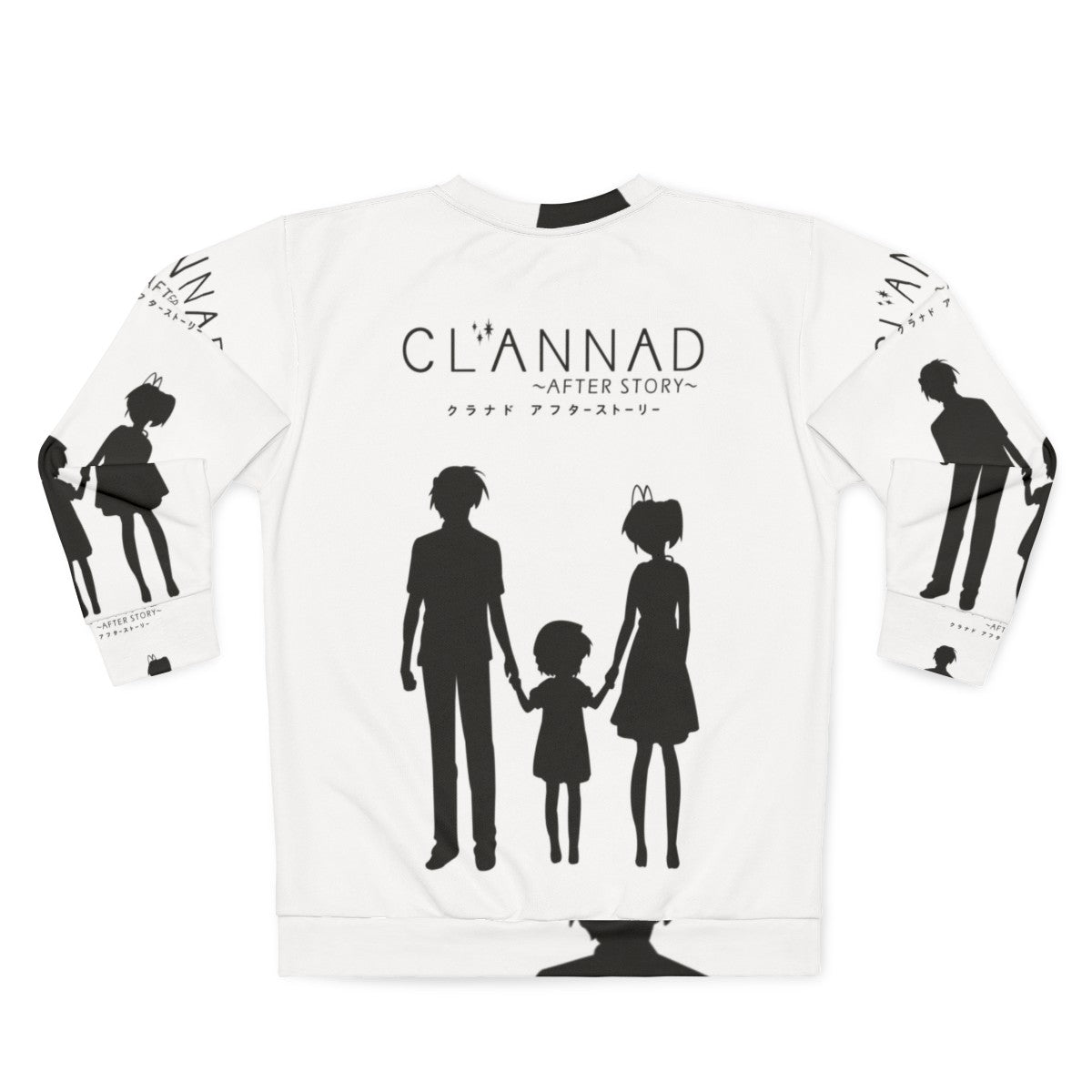 Clannad After Story Anime Sweatshirt with Nagisa Furukawa Design - Back