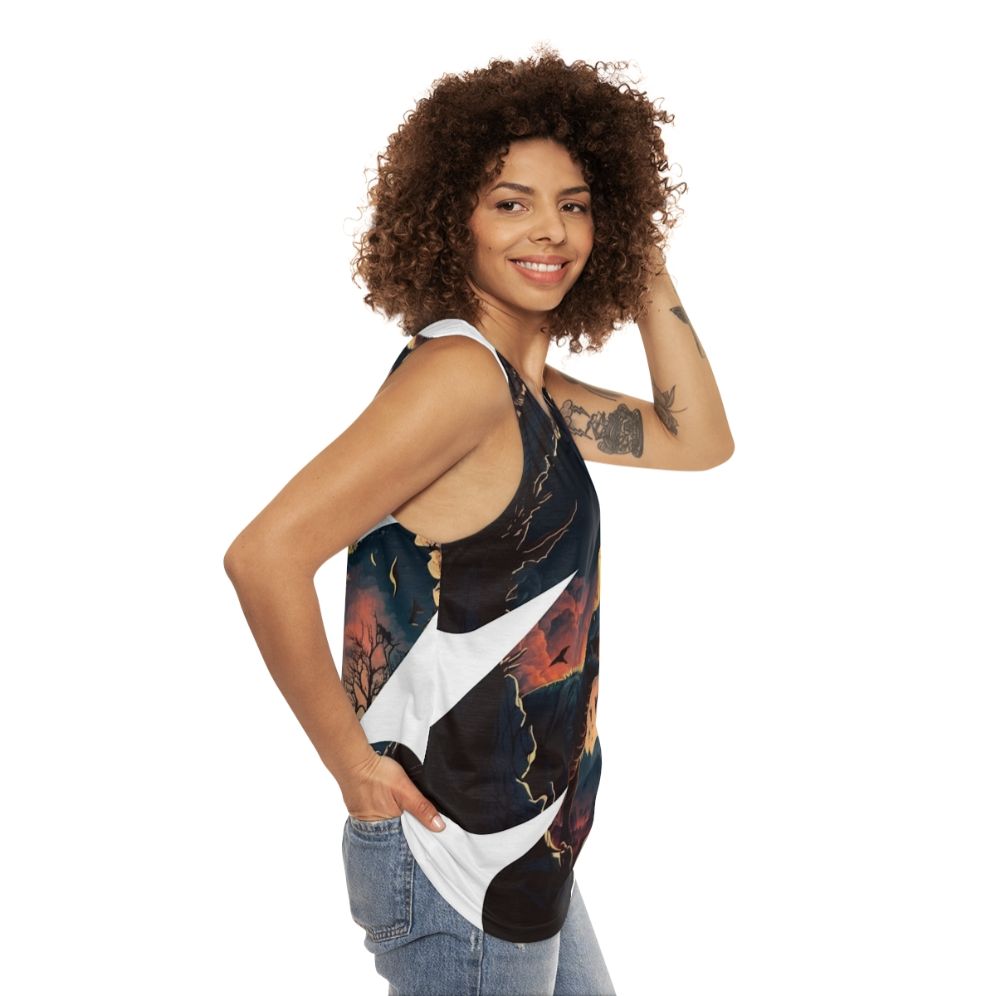 Jurassic era dinosaur unisex tank top - women side