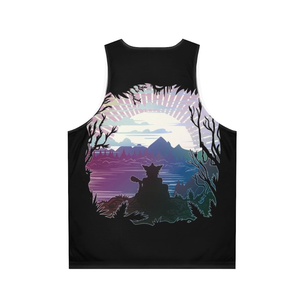 Unisex furry music anthology horizon design tank top - Back