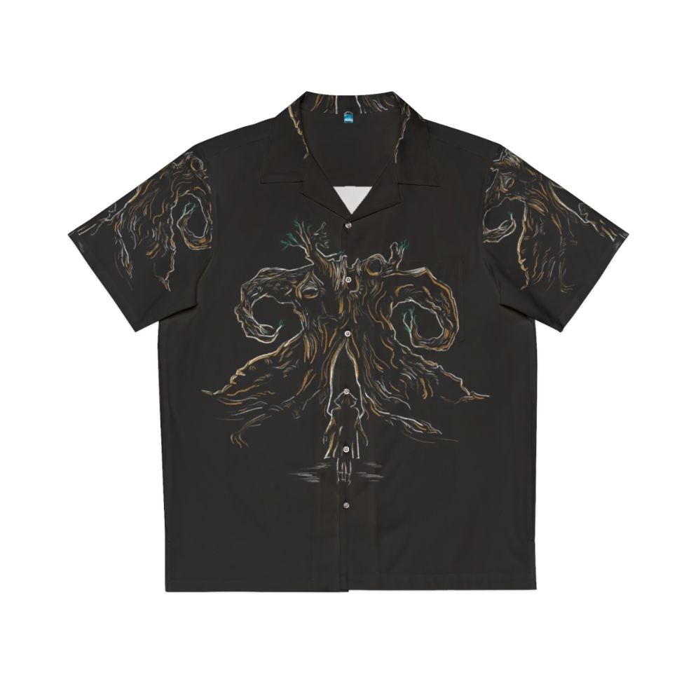 Pans Labyrinth inspired Hawaiian shirt with mystical and thriller design