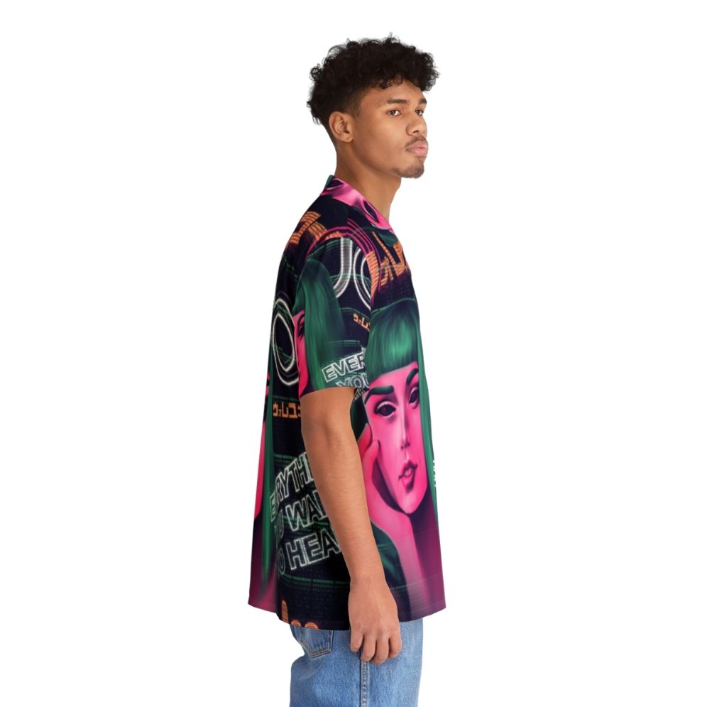 Futuristic Hawaiian Shirt Inspired by Blade Runner - People Pight