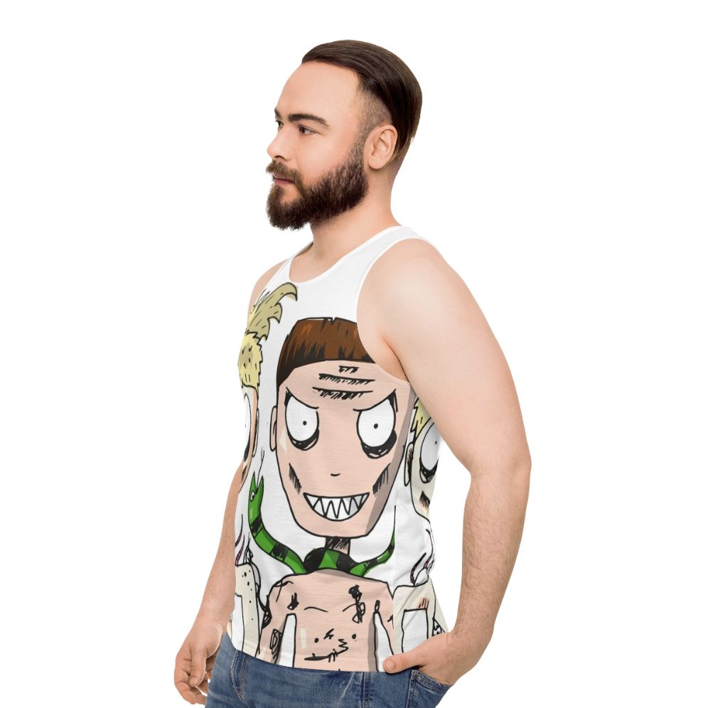 Die Antwoord Yolandi & Ninja Unisex Tank Top - men side