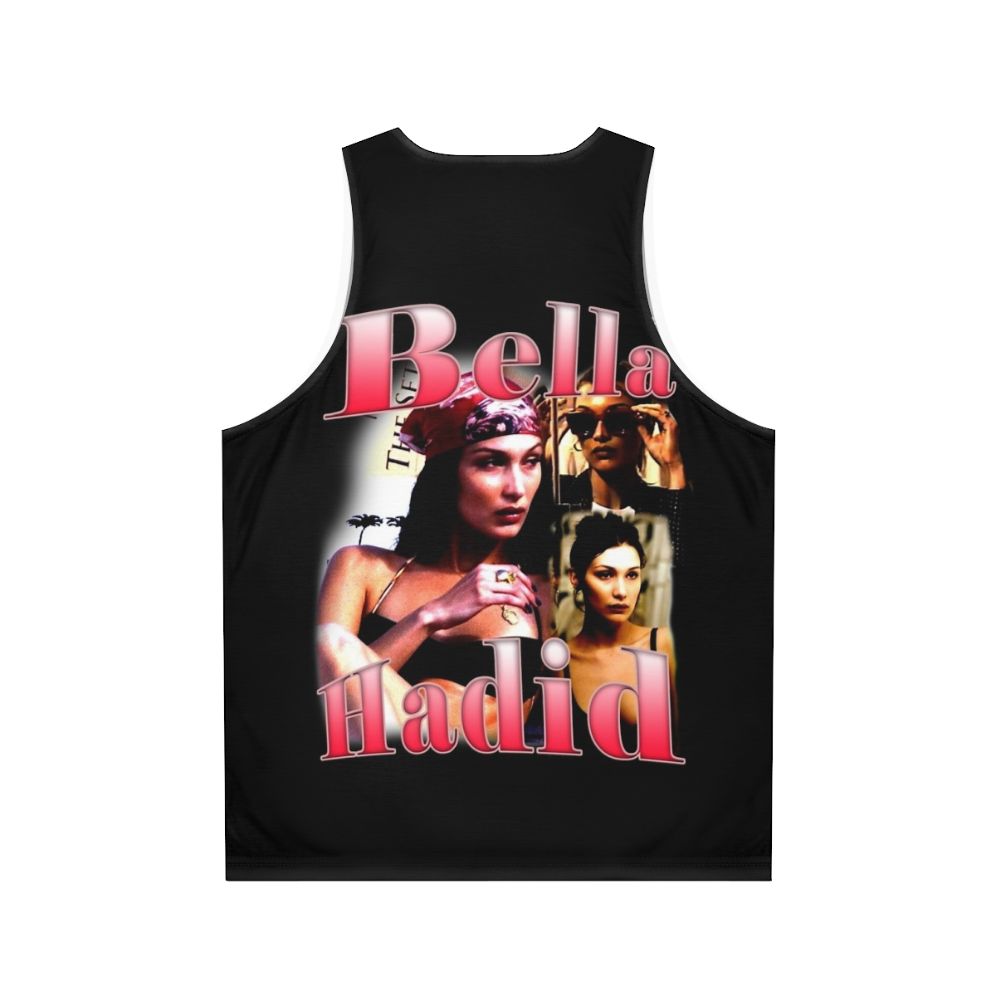 Bella Hadid inspired y2k unisex tank top - Back