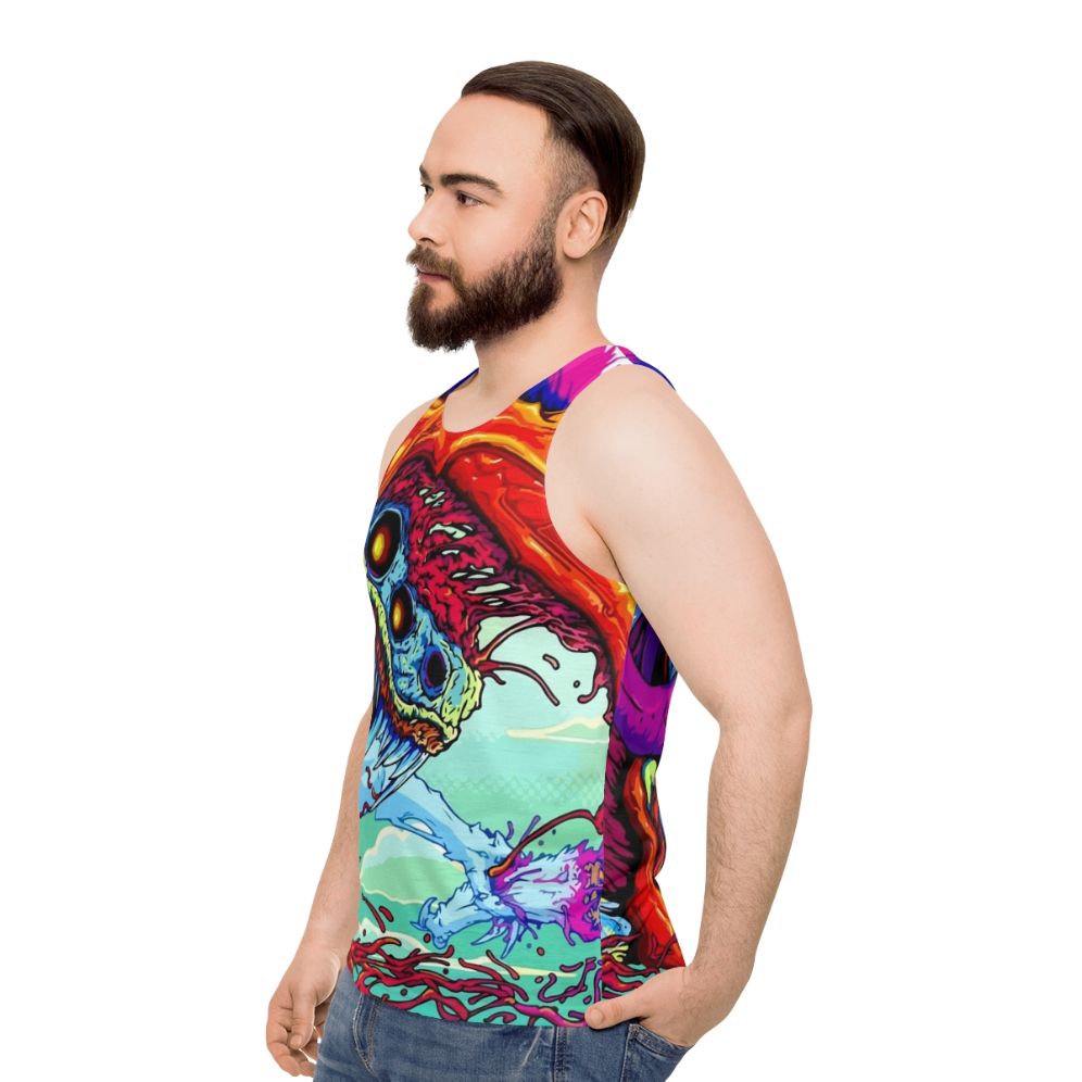 Hyper beast unisex tank top - men side