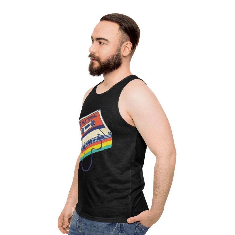 The National Band Logo Unisex Tank Top - men side