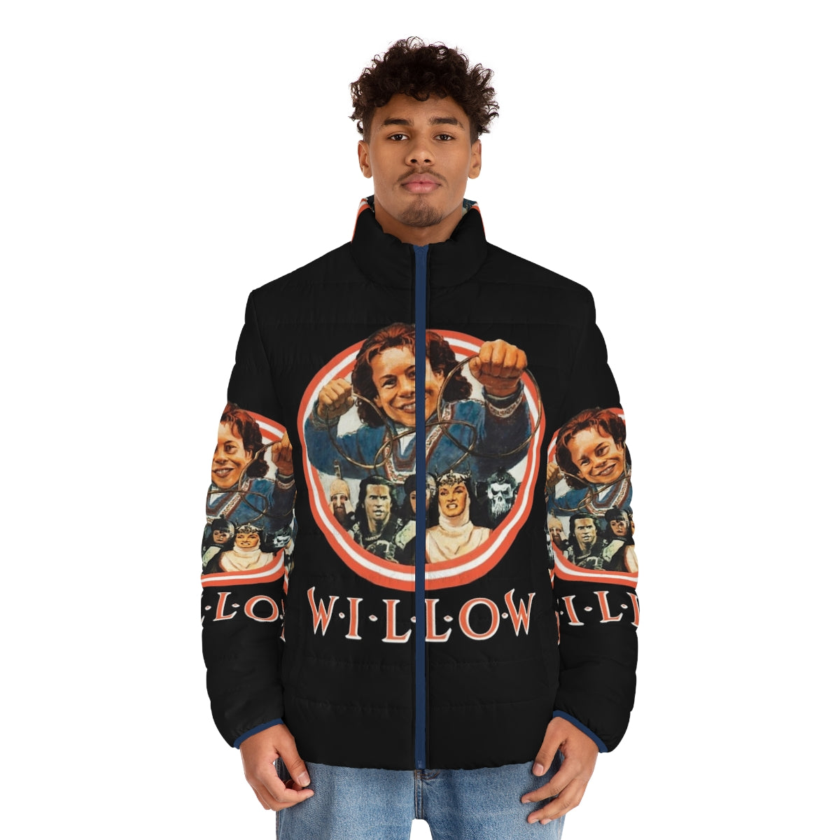 Willow puffer jacket, featuring a stylish and versatile design for your sci-fi and fantasy adventures. - men front