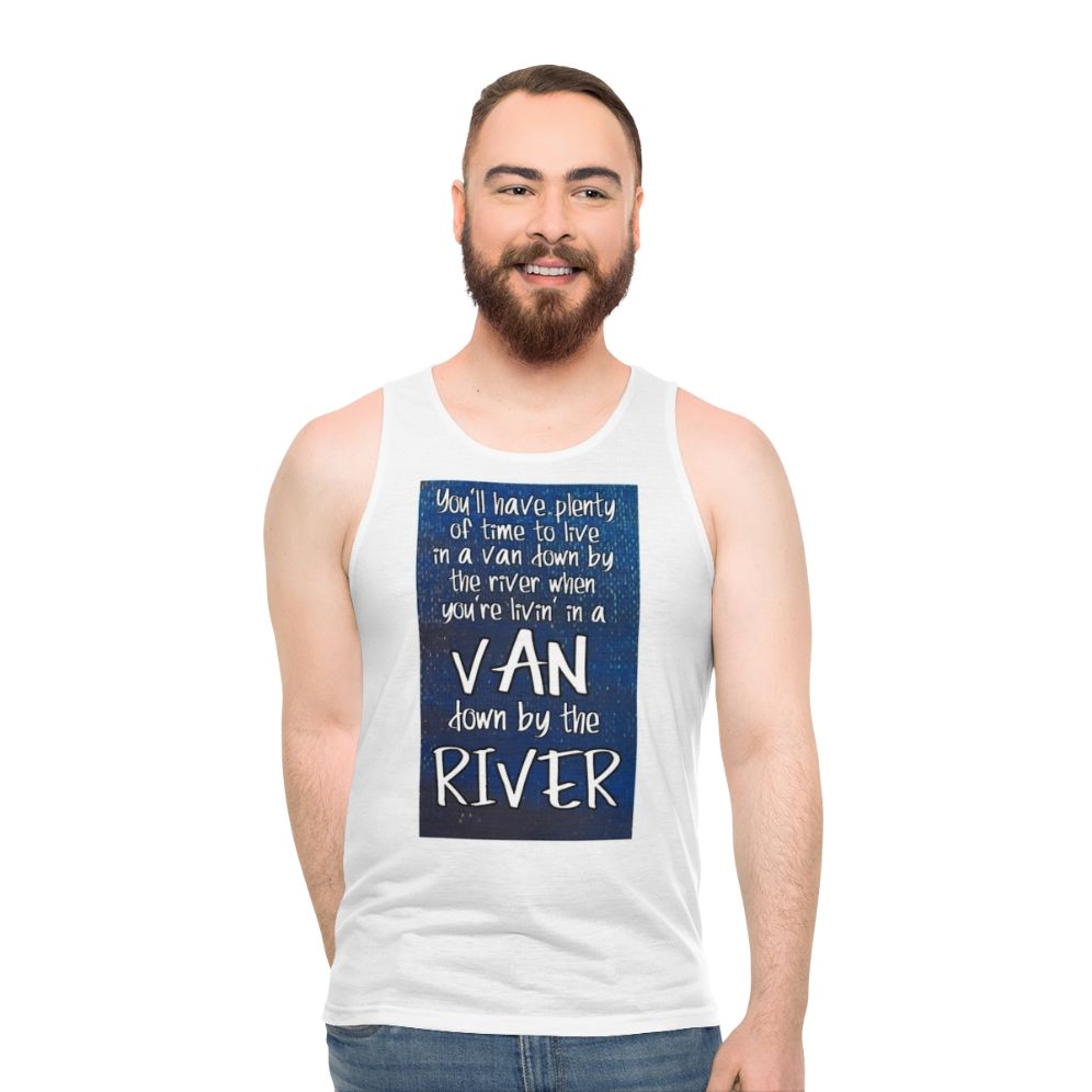 Chris Farley Van Down By The River Unisex Tank Top - men