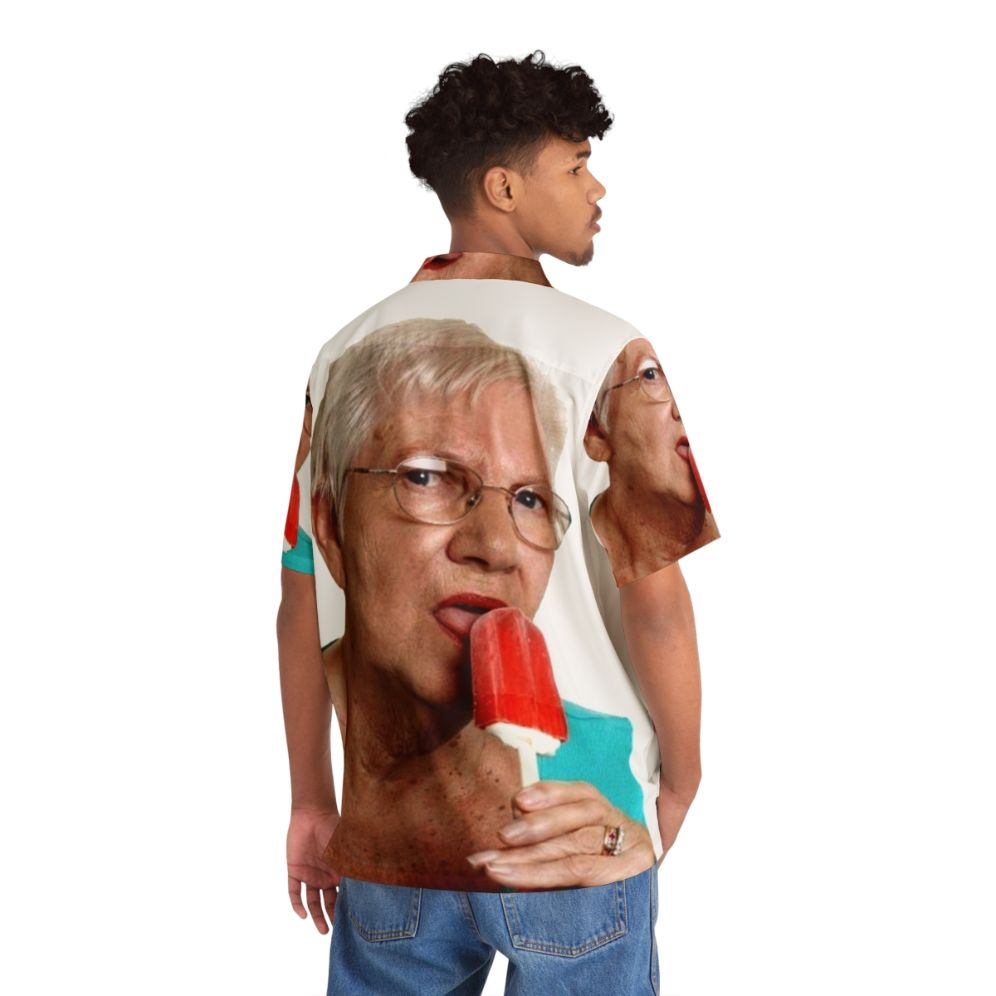 Grandma's Tropical Ice Cream Hawaiian Shirt - People Back