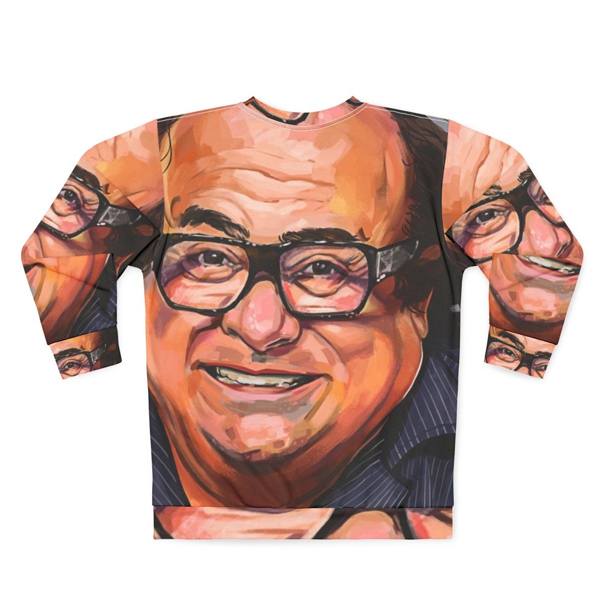 Danny Devito Portrait Sweatshirt - Back