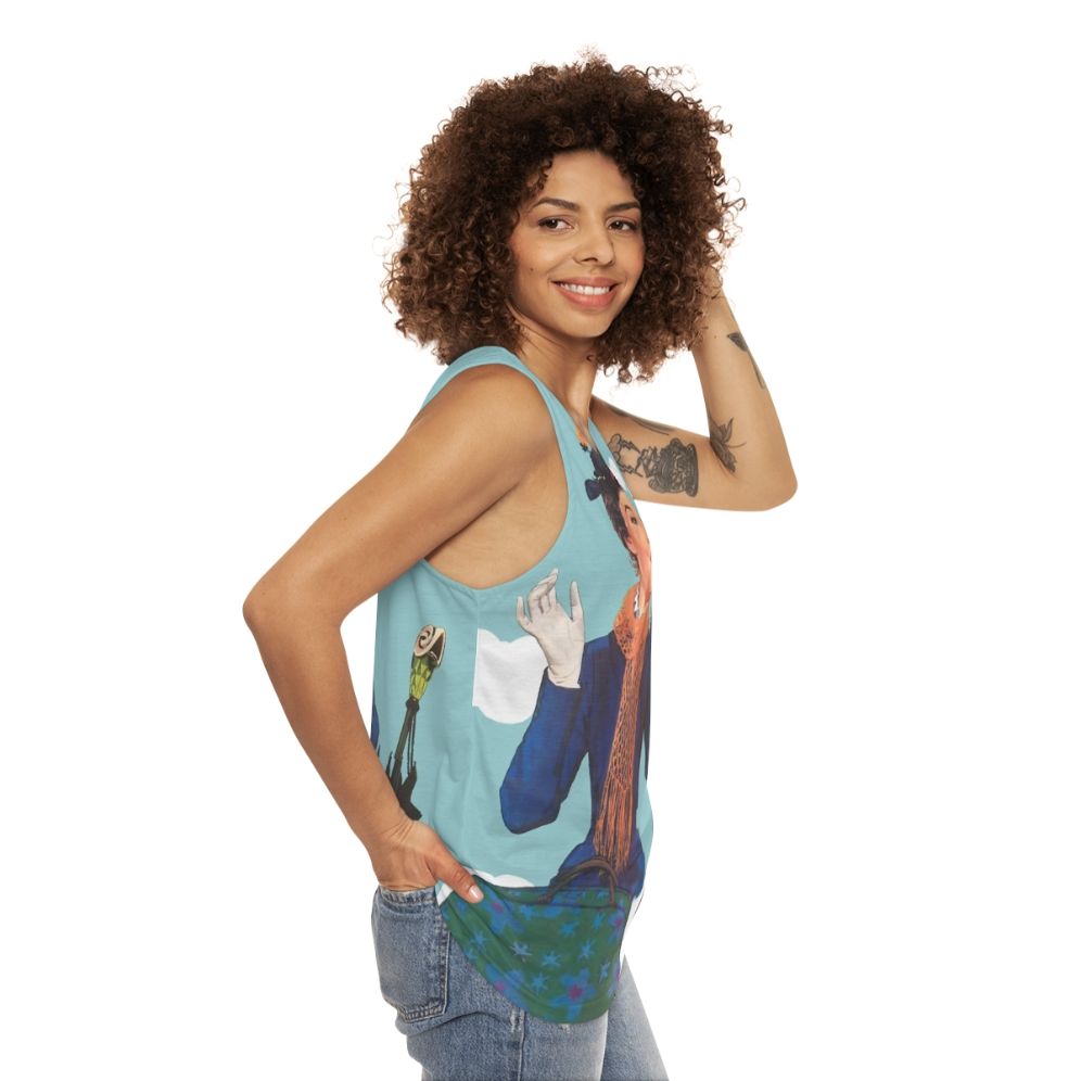 Vintage Mary Poppins Retro Unisex Tank Top - women side