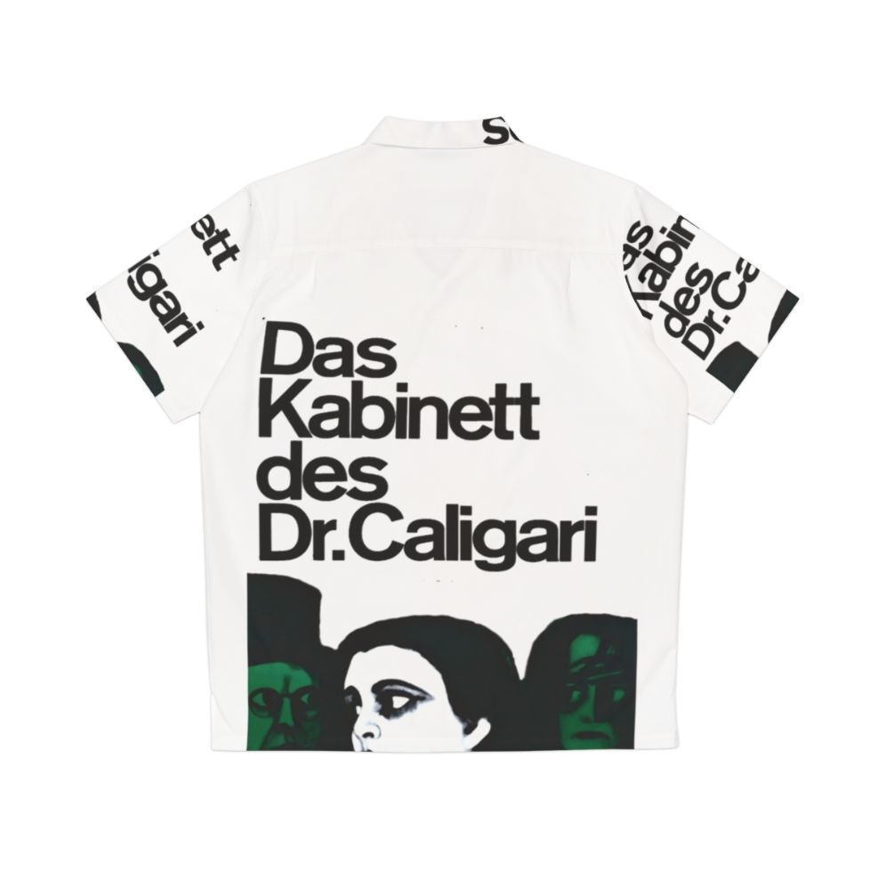 Caligari Hawaiian Shirt Featuring Classic Silent Film Imagery - Back