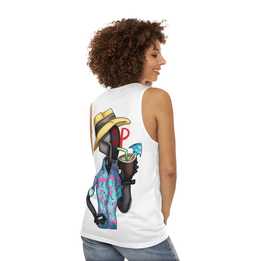 Borderlands Zer0 Unisex Summer Tank Top - women back