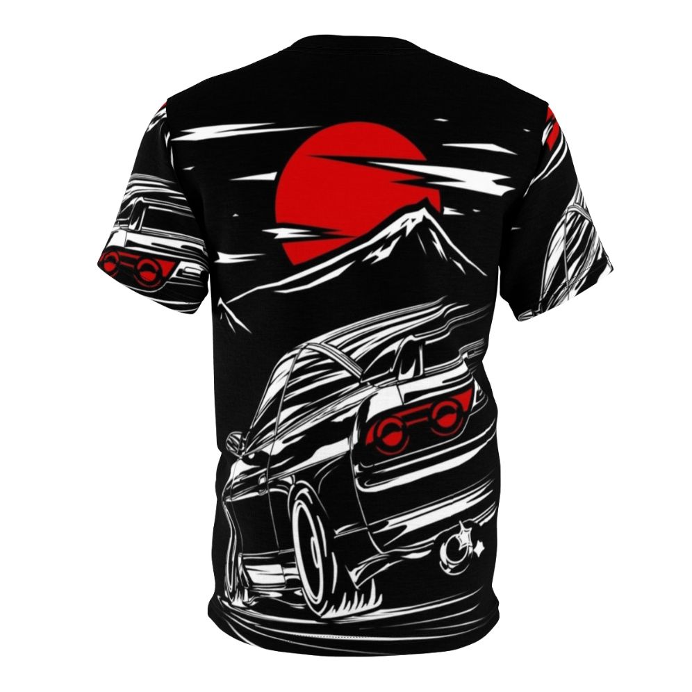 Nissan Silvia S13 Inspired All-Over Print T-shirt - Back