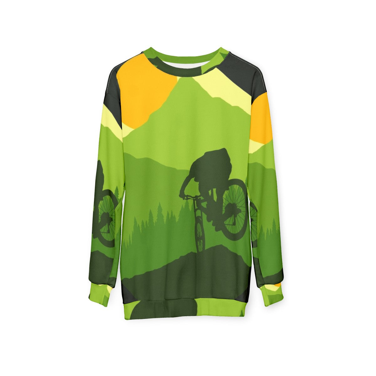 Bike More Outdoor Adventure Sweatshirt - hanging