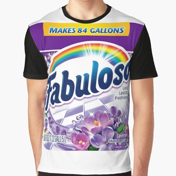 Fabuloso Lavender Graphic T-Shirt for Household Cleaning