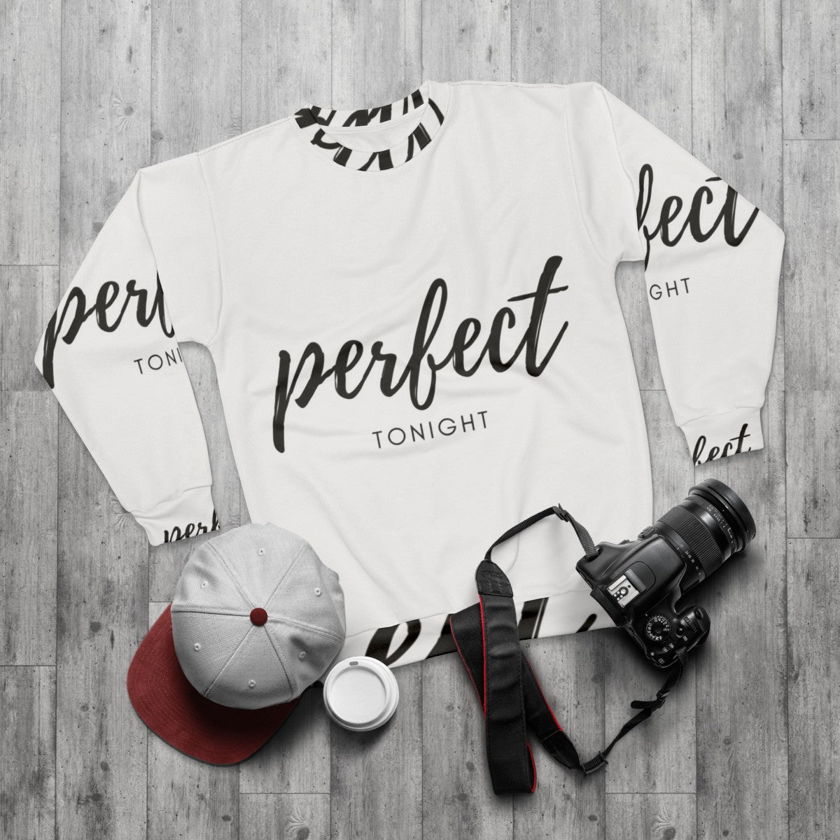 Perfect sweatshirt for music lovers - flat lay