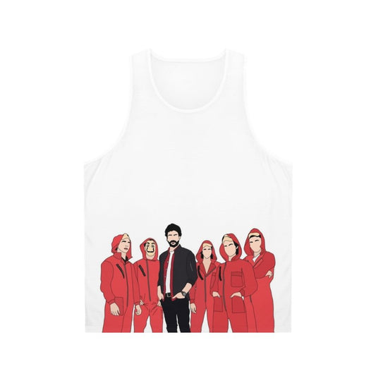 Money Heist Professor and Cast Unisex Tank Top