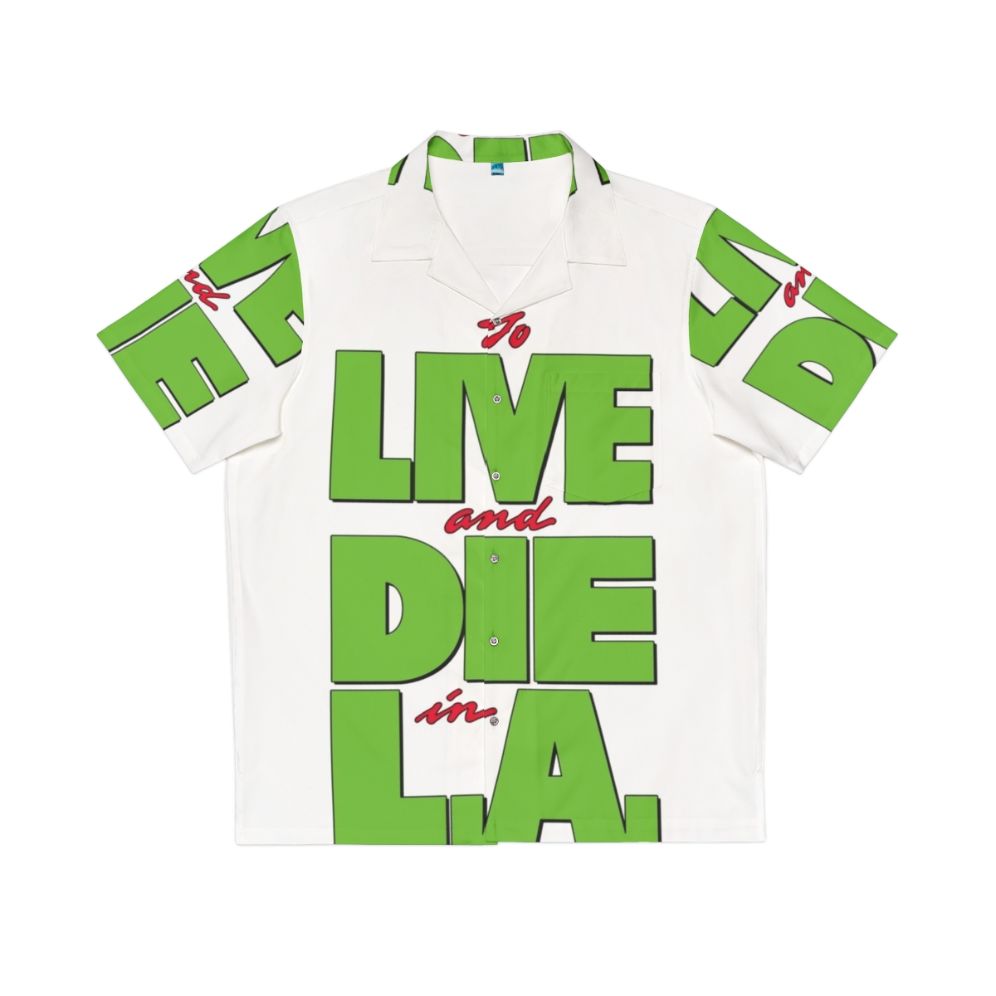 Thriller Hawaiian Shirt Featuring "To Live And Die In L.A." Movie Title