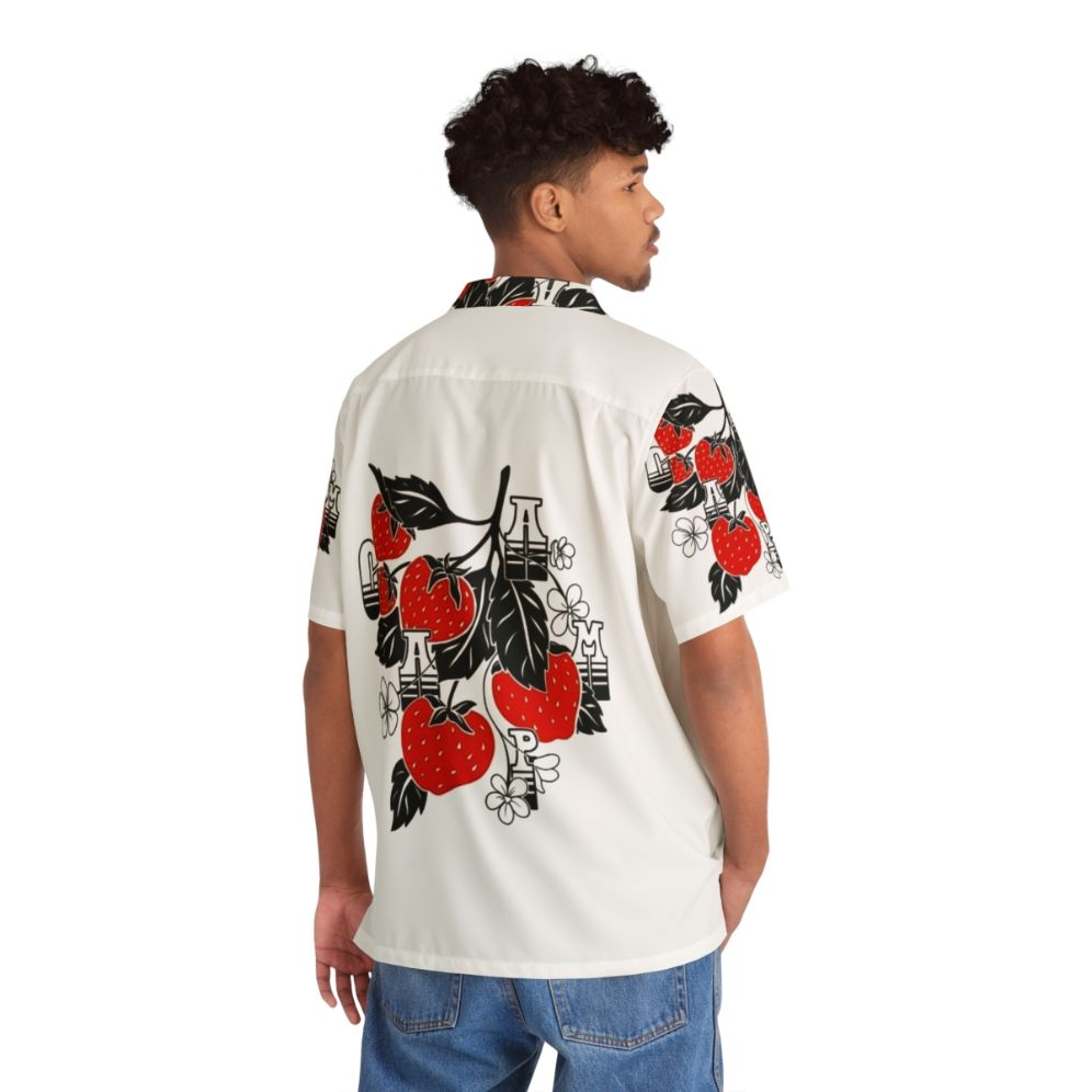 Caamp Strawberry Hawaiian Shirt - People Back