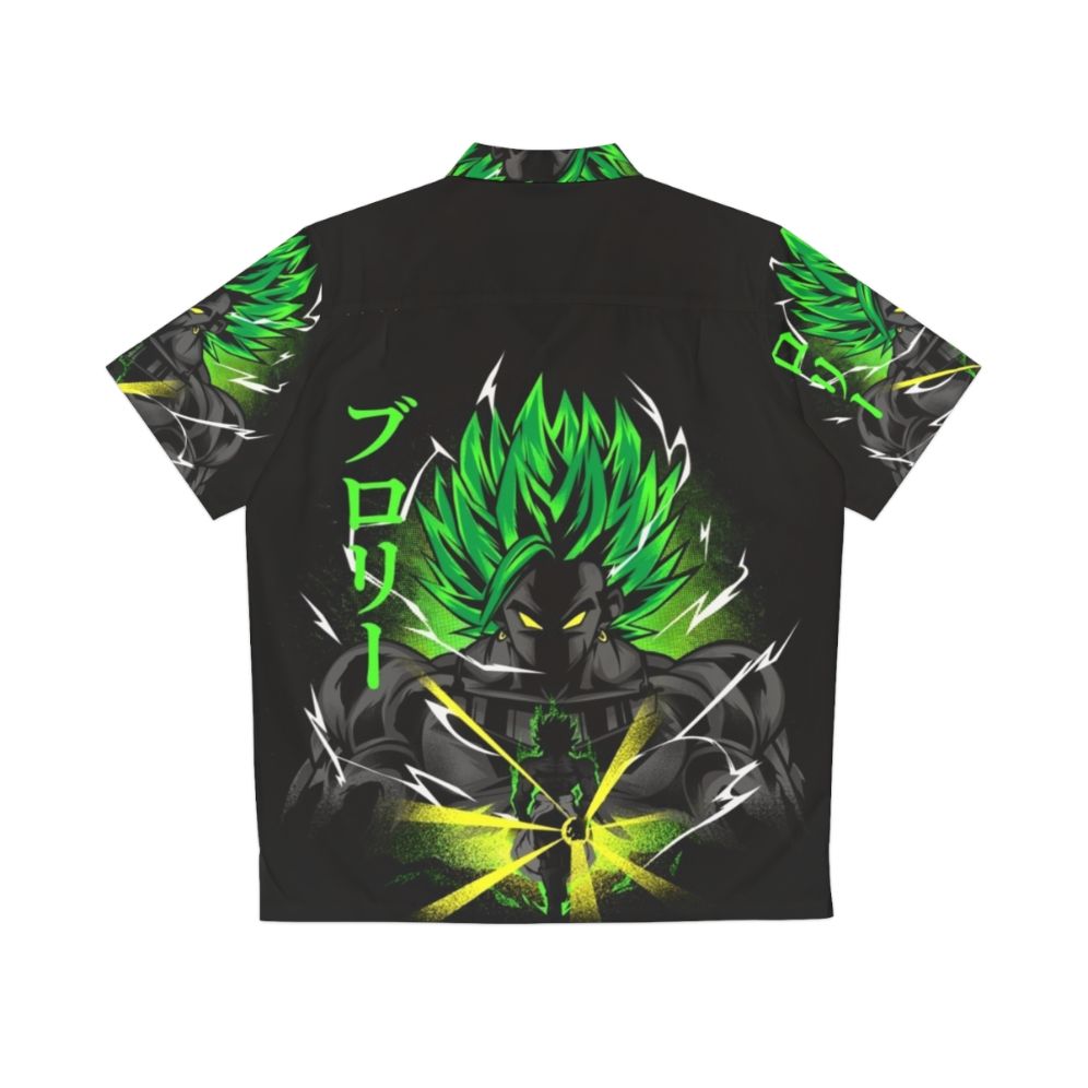 Legendary Villain Hawaiian Shirt featuring anime, cosplay, and dragon ball elements - Back