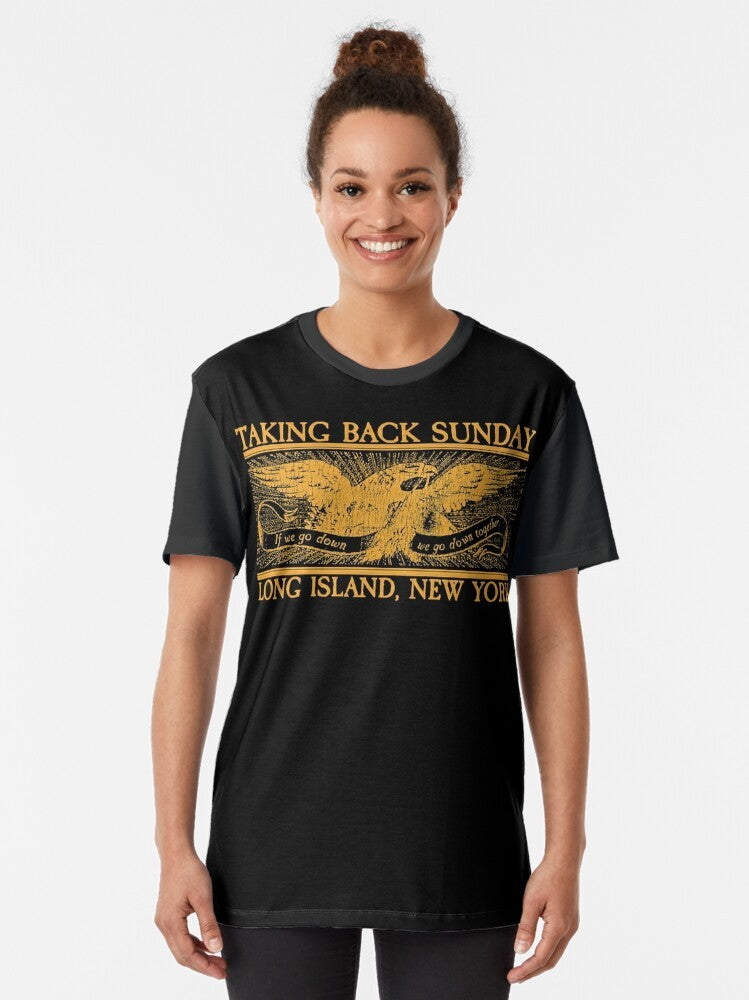 Taking Back Sunday Gold Eagle Graphic T-Shirt - Women