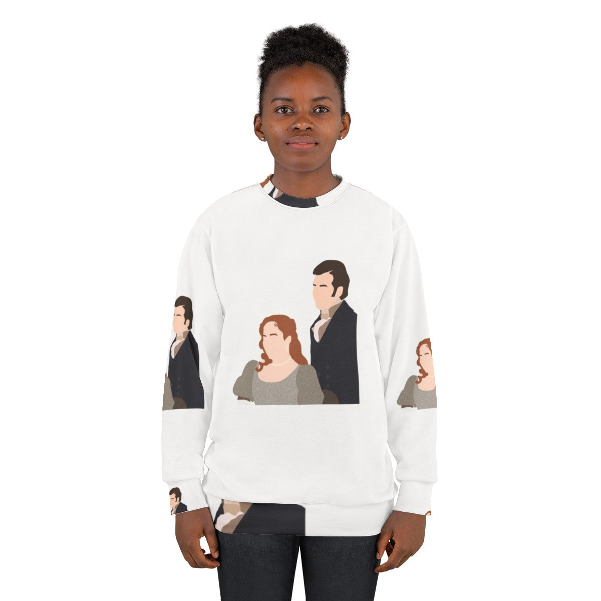 Bridgerton Penelope and Colin Smiling Sweatshirt - women