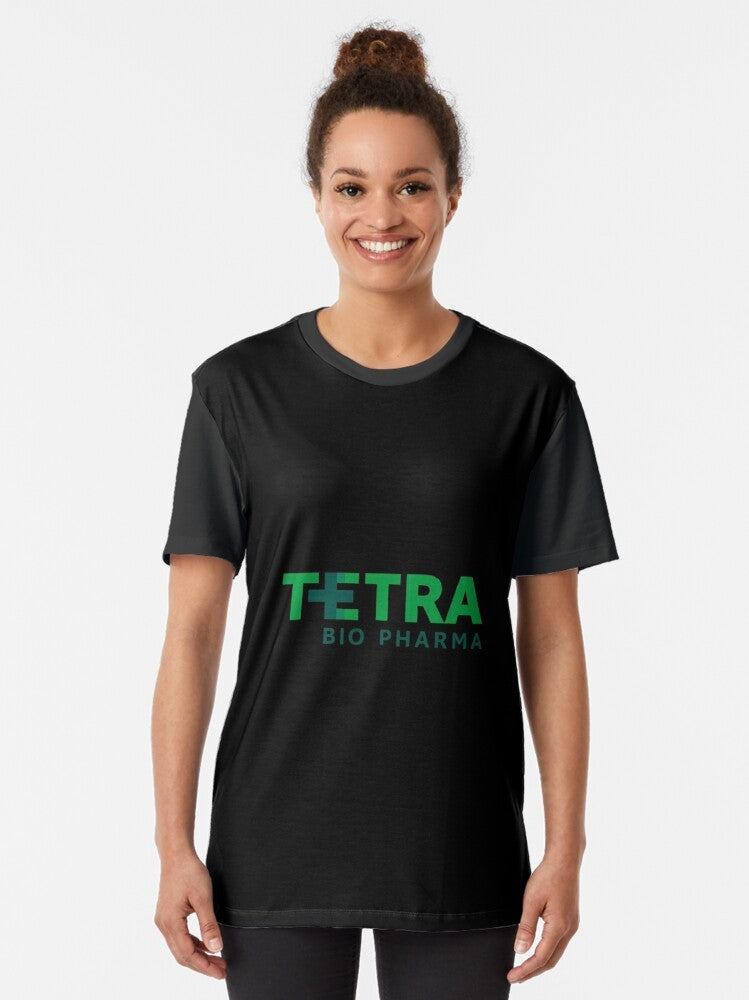 Tetra Bio Pharma cannabis-themed graphic t-shirt - Women