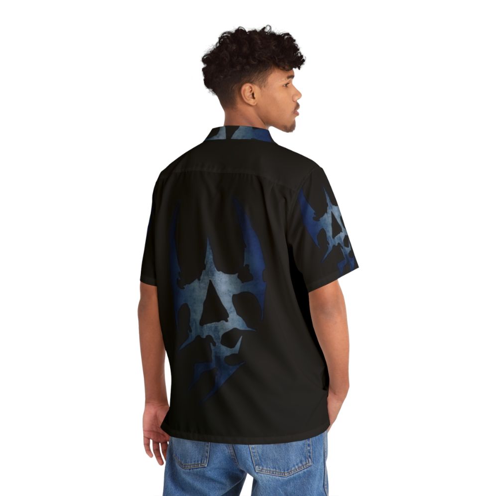 Dark Eldar Rune Hawaiian Shirt - People Back