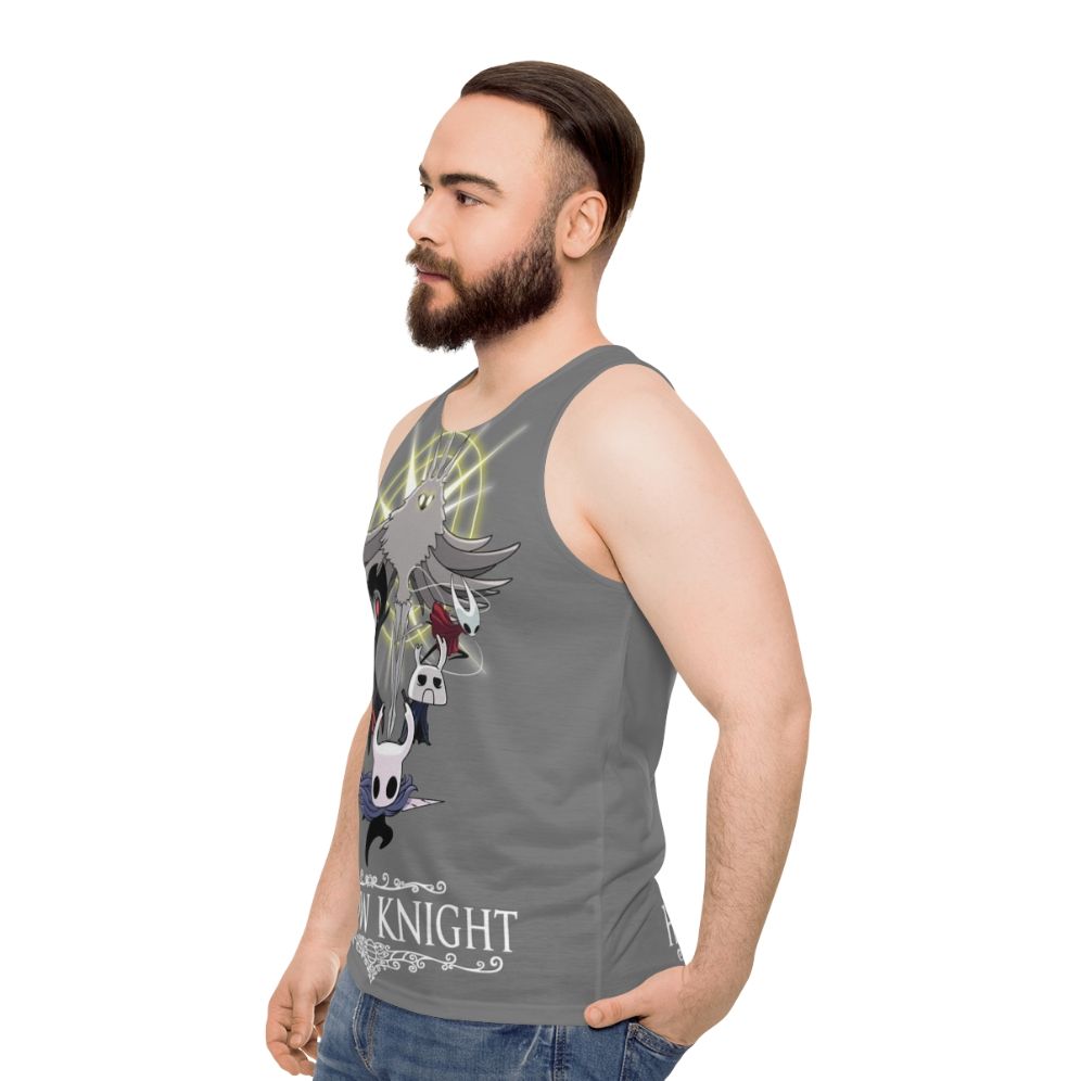 Hollow Knight Unisex Metroidvania Inspired Tank Top - men side