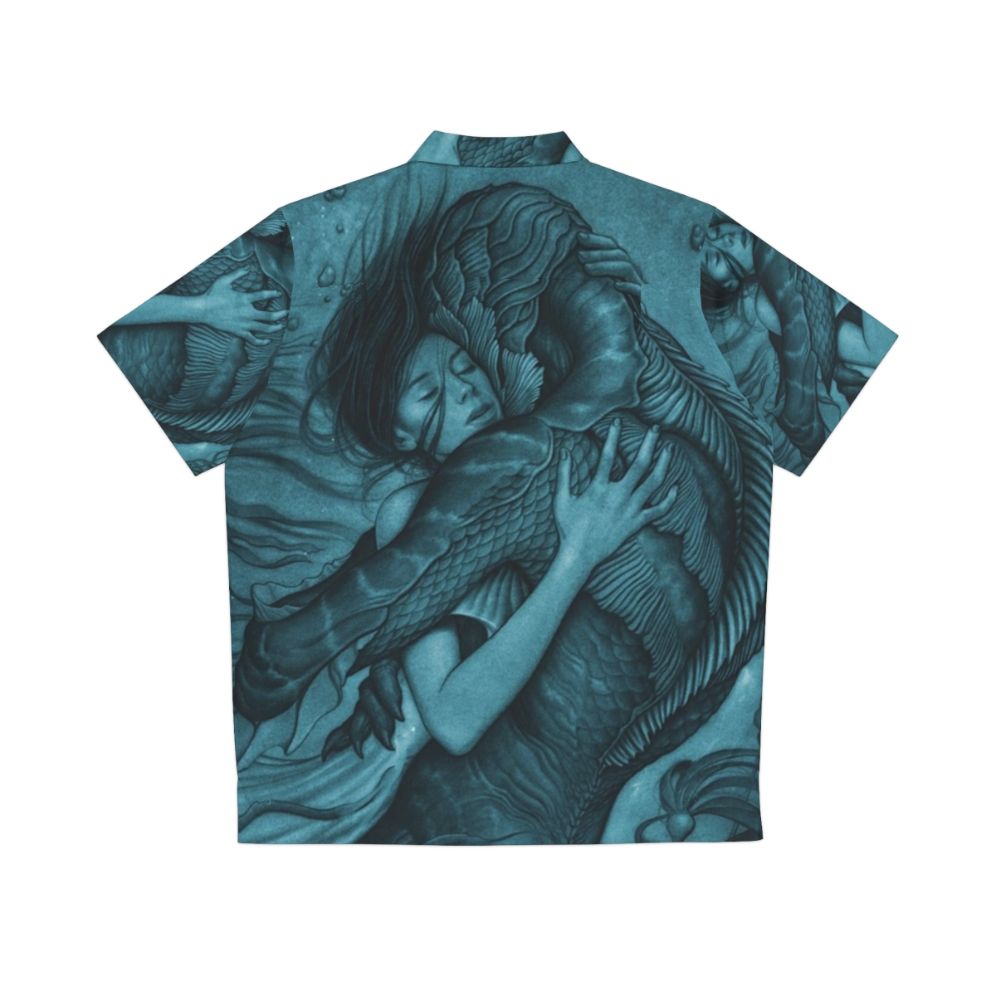 The Shape of Water Inspired Science Fiction Hawaiian Shirt - Back