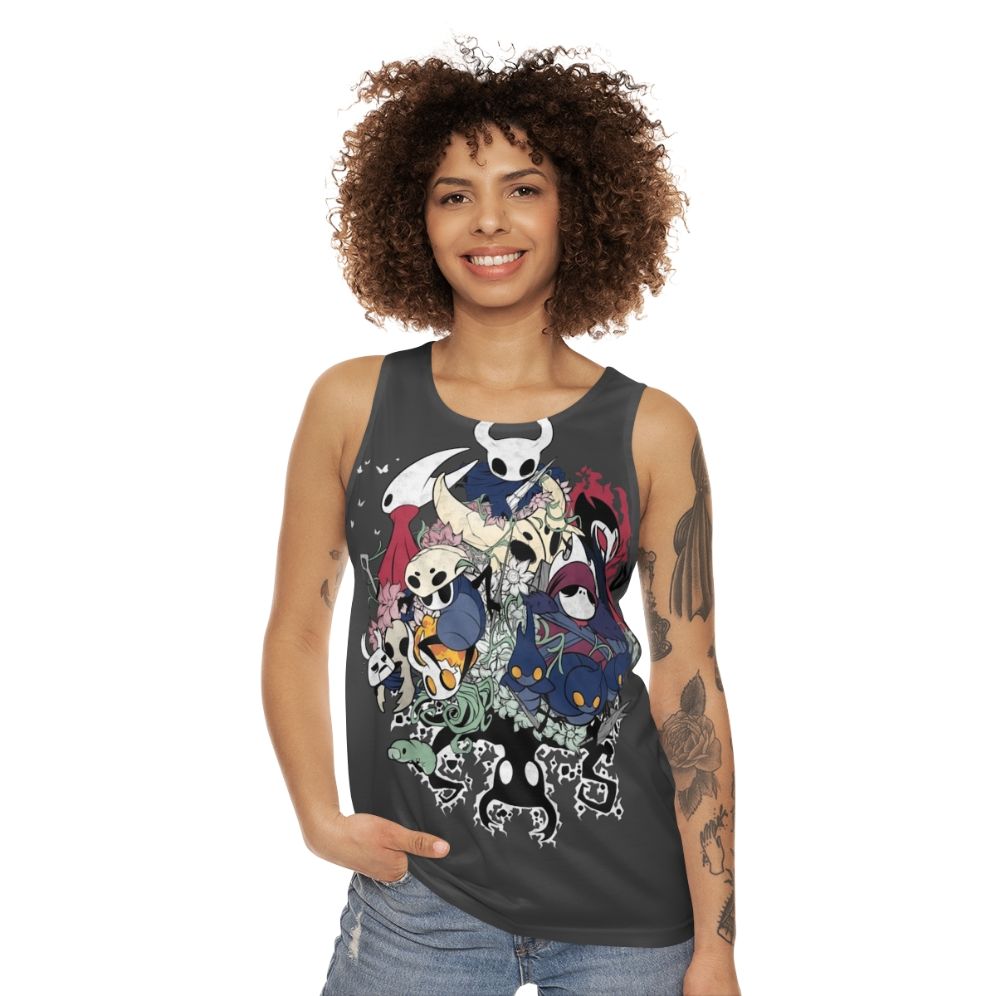 Hollow Knight Unisex Crew Neck Tank Top - women