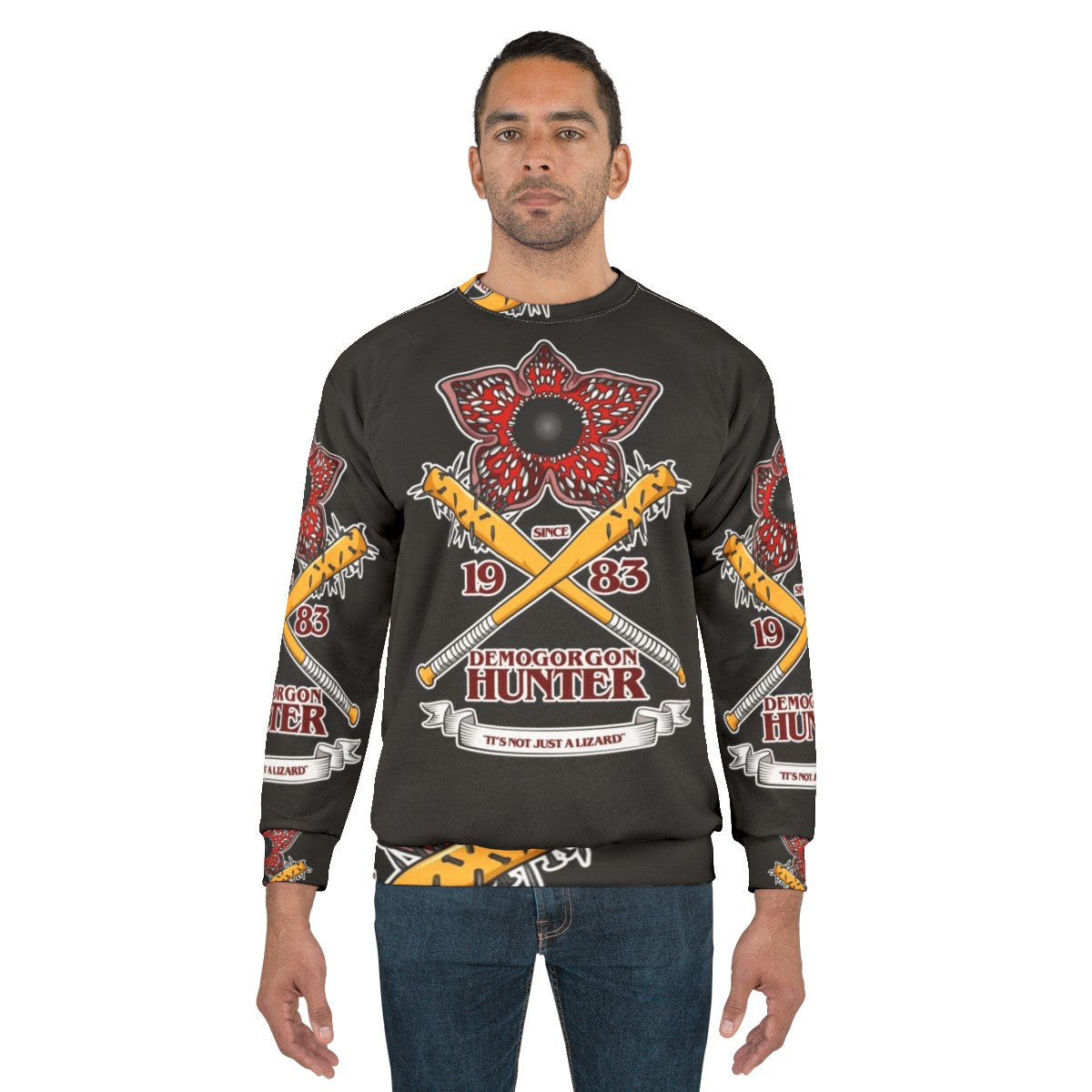 Stranger Things 3 Demogorgon Hunter Sweatshirt - men