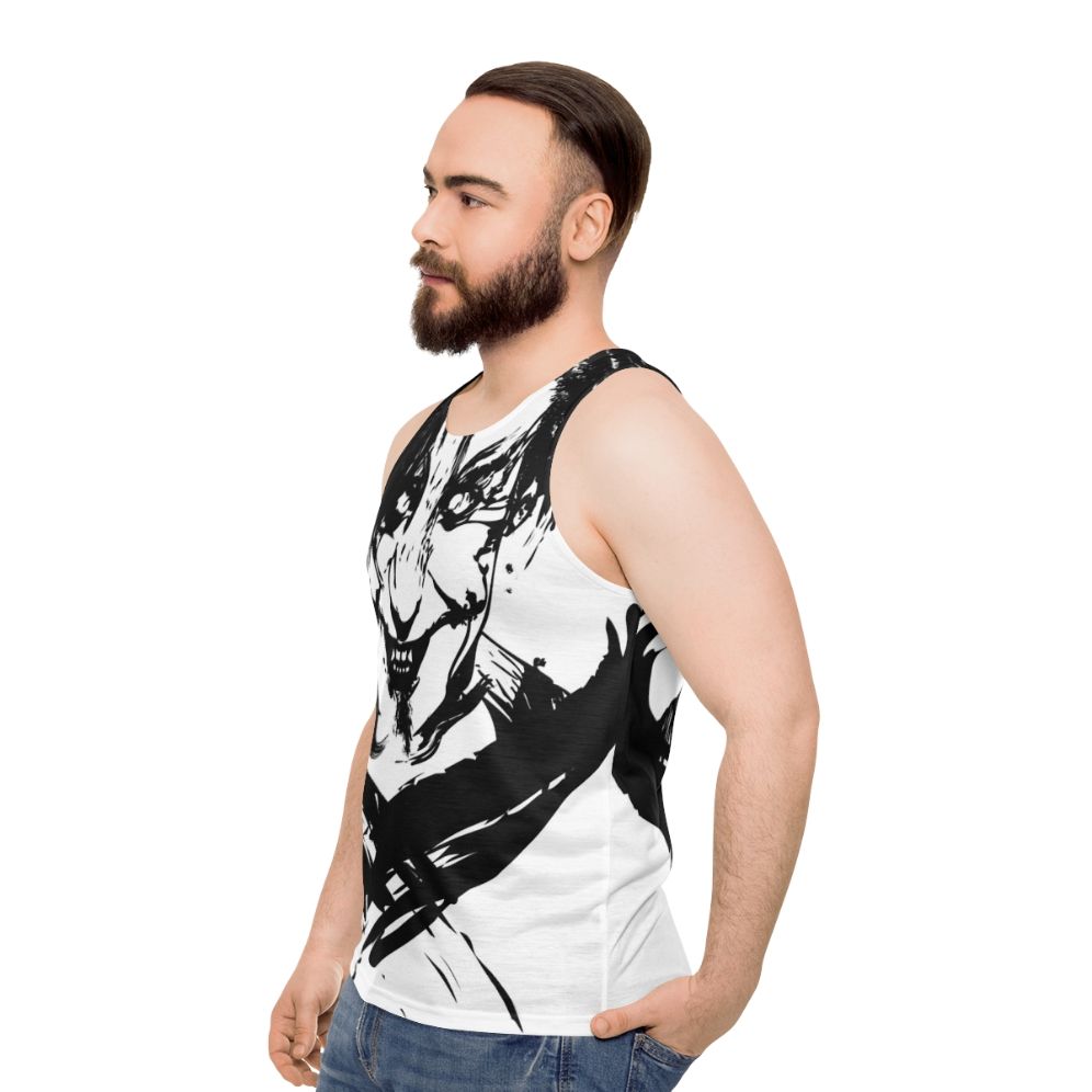 Unisex Mein Land Demon Metal Tank Top - men side