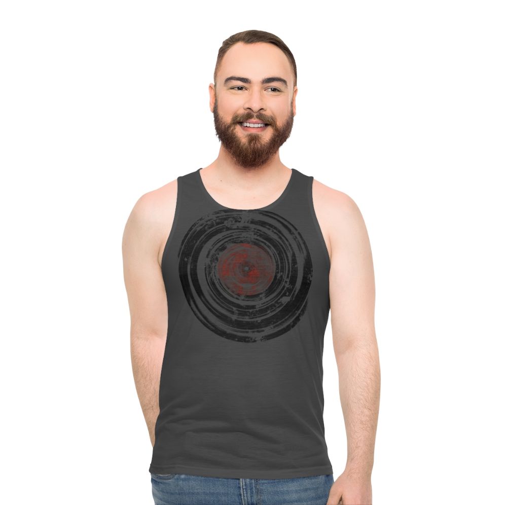 Retro Vinyl Records Urban Grunge Unisex Tank Top - men