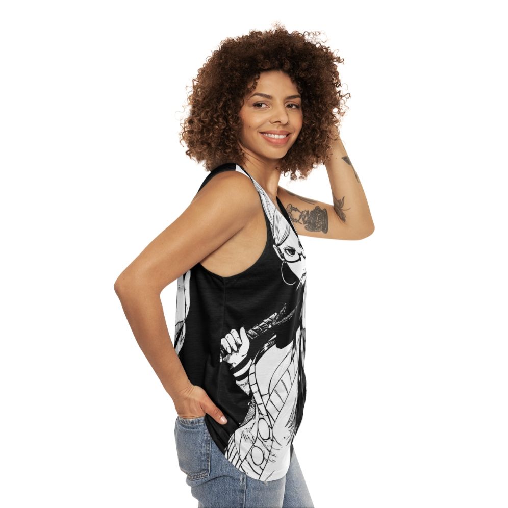 Dandadan Seiko Unisex Anime Tank Top - women side