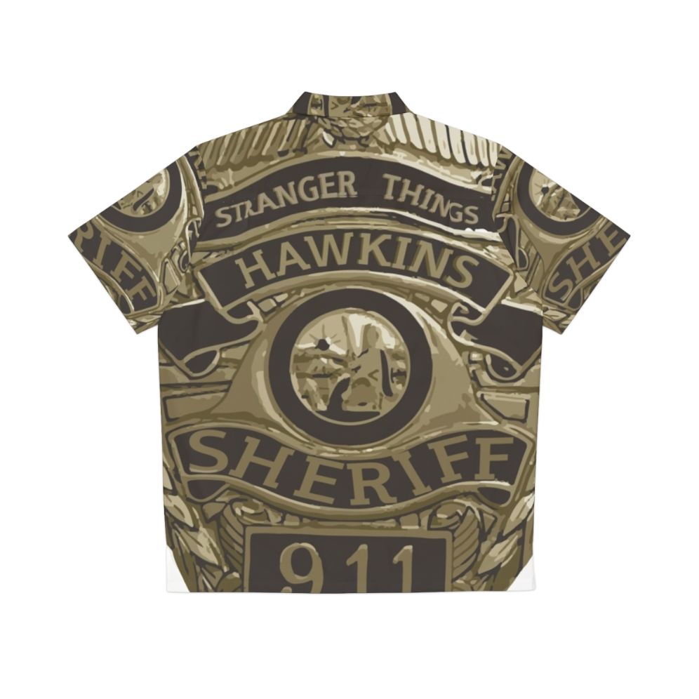 Stranger Things Hopper Hawaiian Shirt - Back