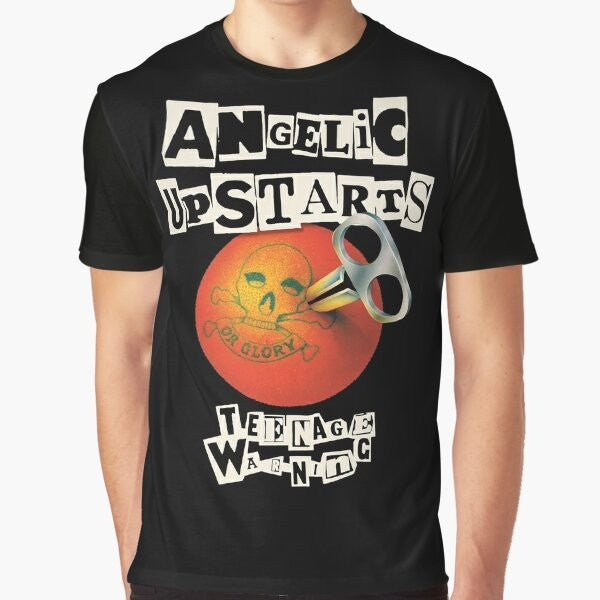 Angelic Upstarts "Teenage Warning" punk rock vintage graphic t-shirt