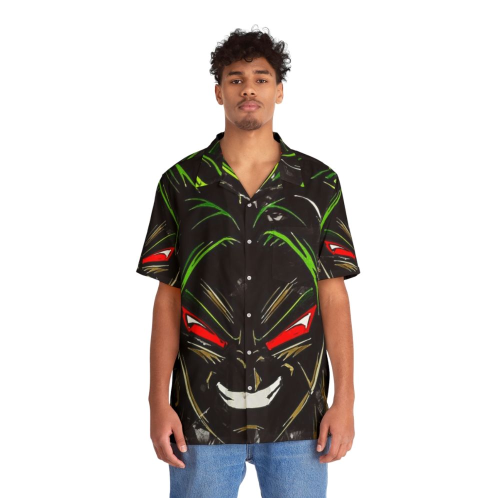 Broly Bring It On Hawaiian Shirt with Anime Characters - People Front