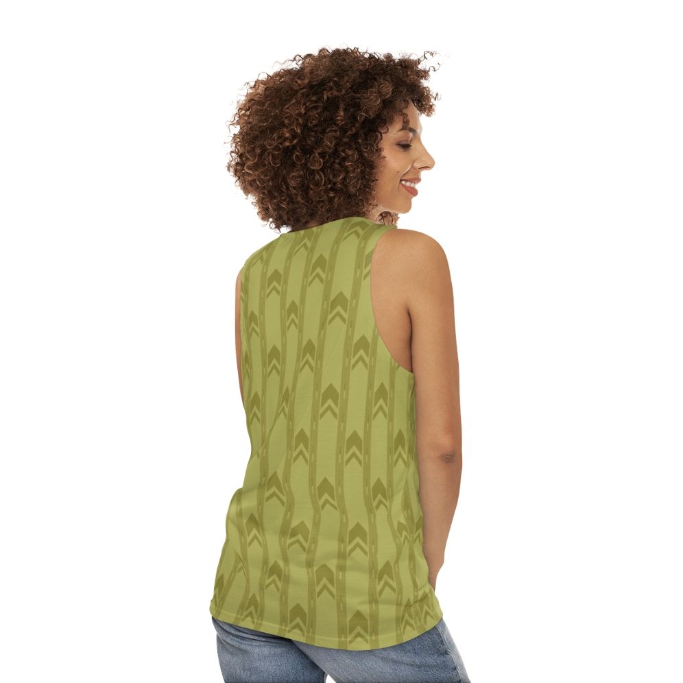 Backrooms Unisex Tank Top - women back