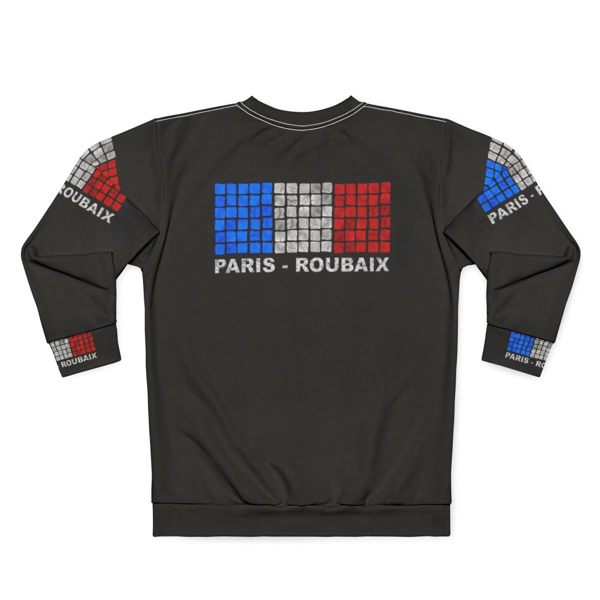 Paris Roubaix The Hell of the North Cycling Sweatshirt - Back