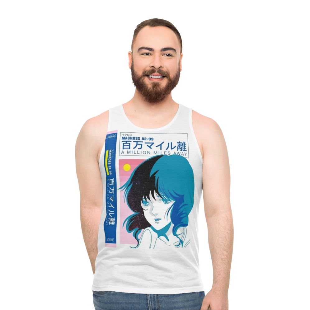 Vaporwave unisex tank top - men