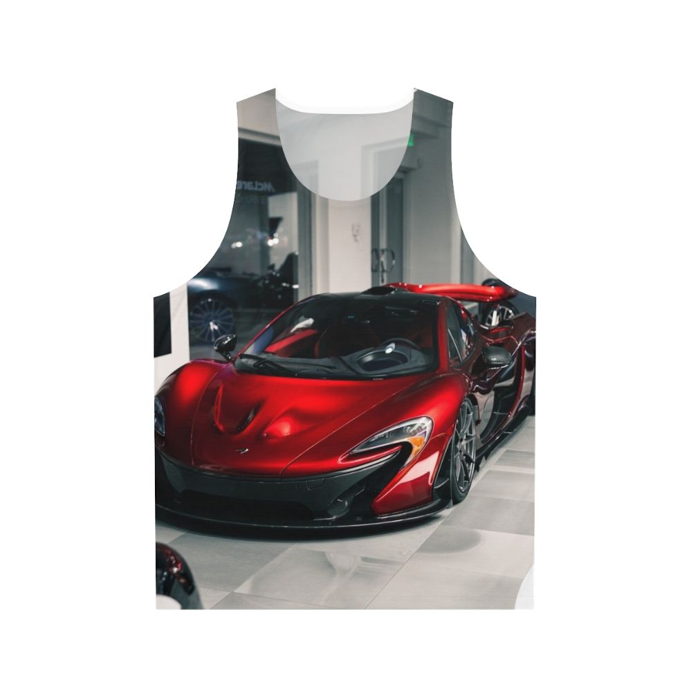 Red Mclaren P1 Unisex Tank Top