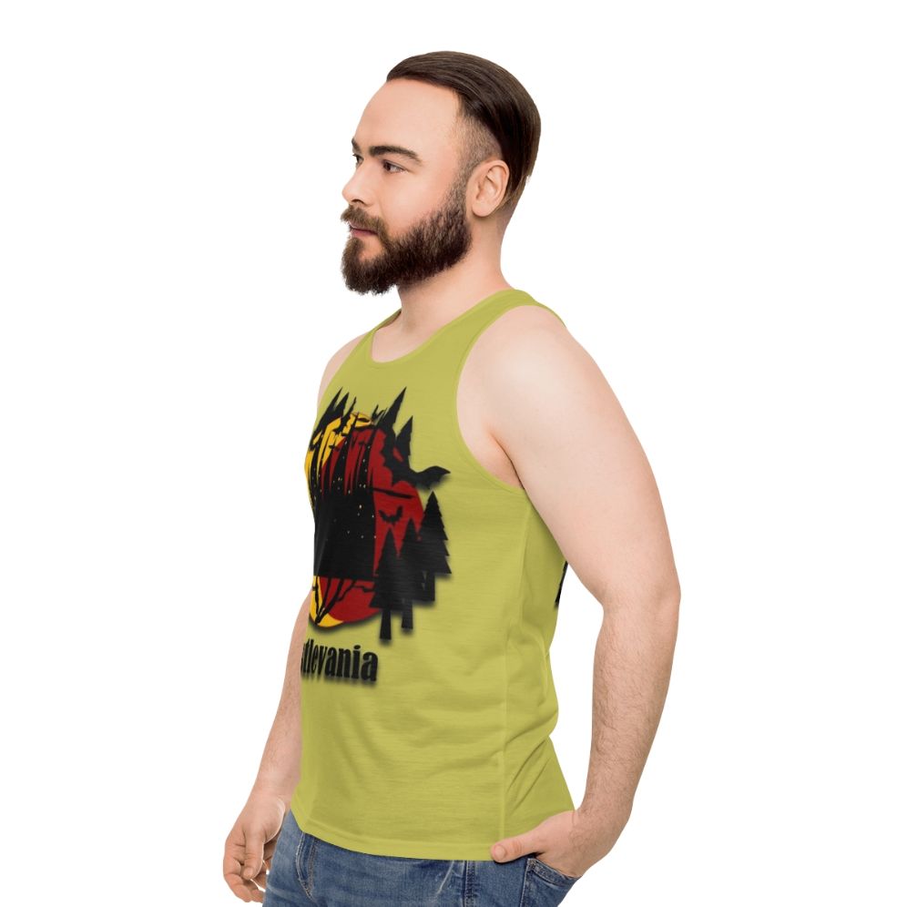 Castlevania Unisex Tank Top - men side