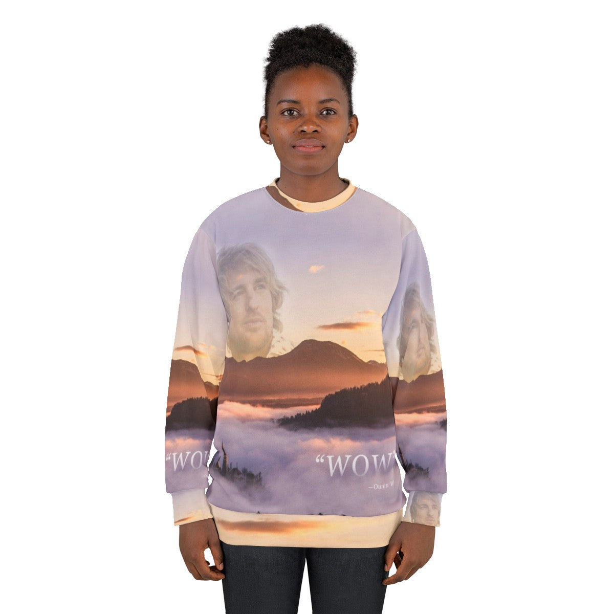 Wow Owen Wilson Inspirational Sweatshirt - women