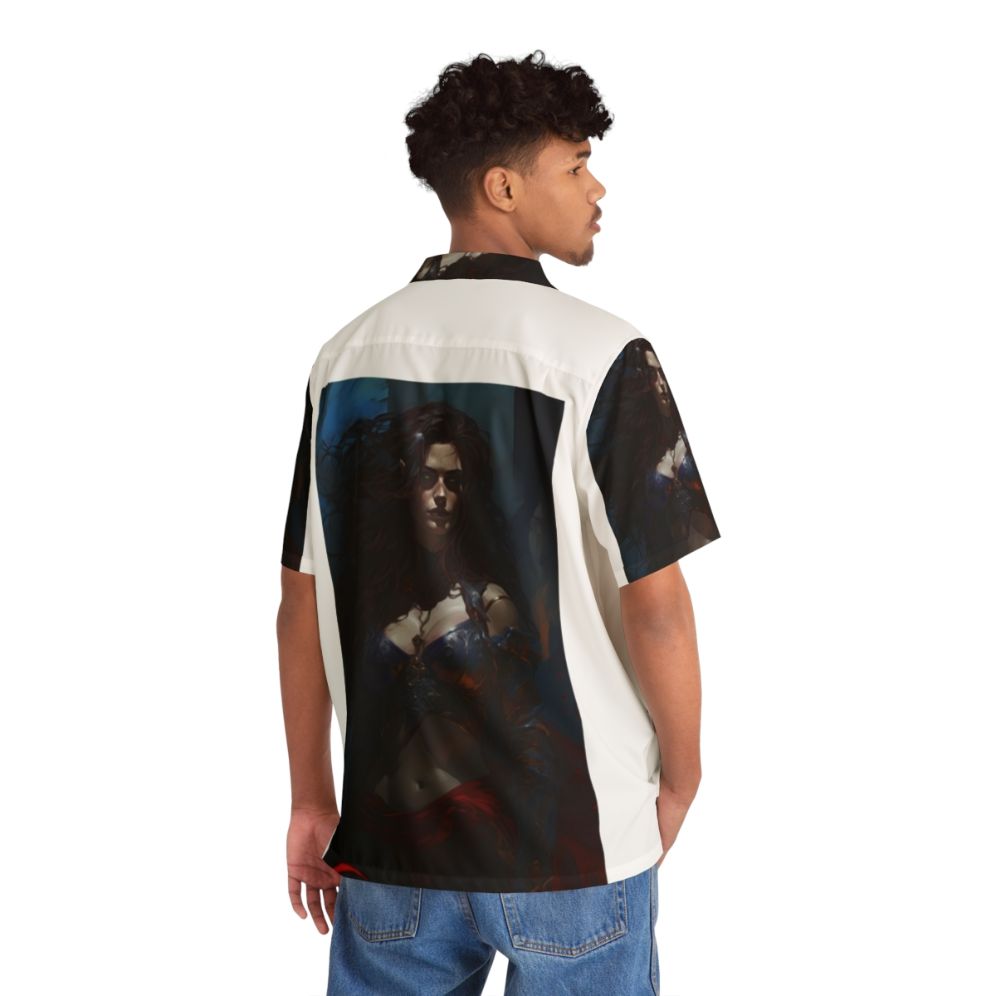 Castlevania Striga Vampire Painting Hawaiian Shirt - People Back