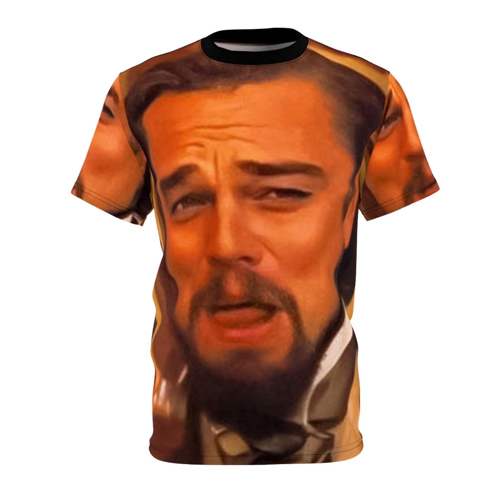 Leonardo DiCaprio meme graphic on a t-shirt