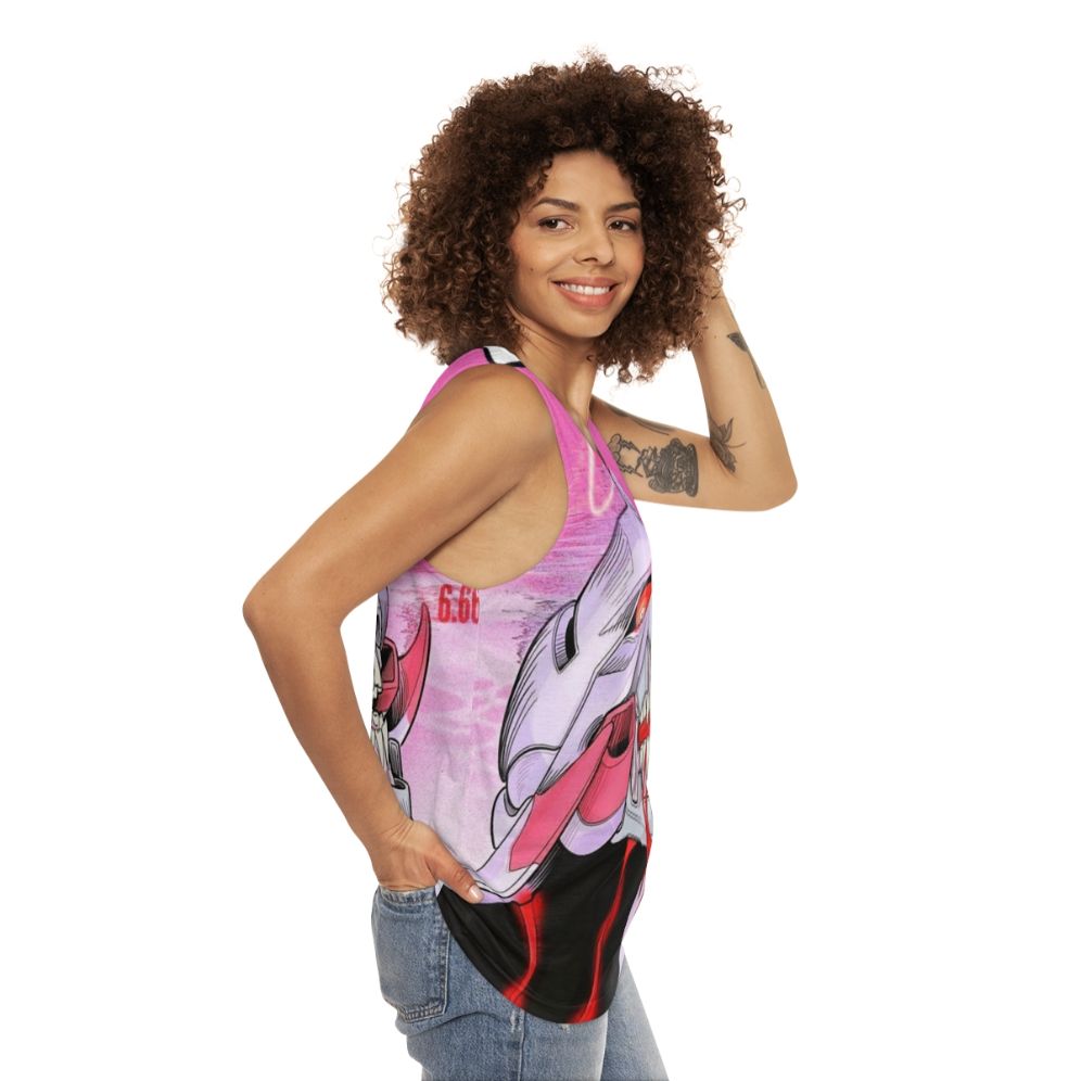 Evangelion Unit 01 Unisex Tank Top - women side