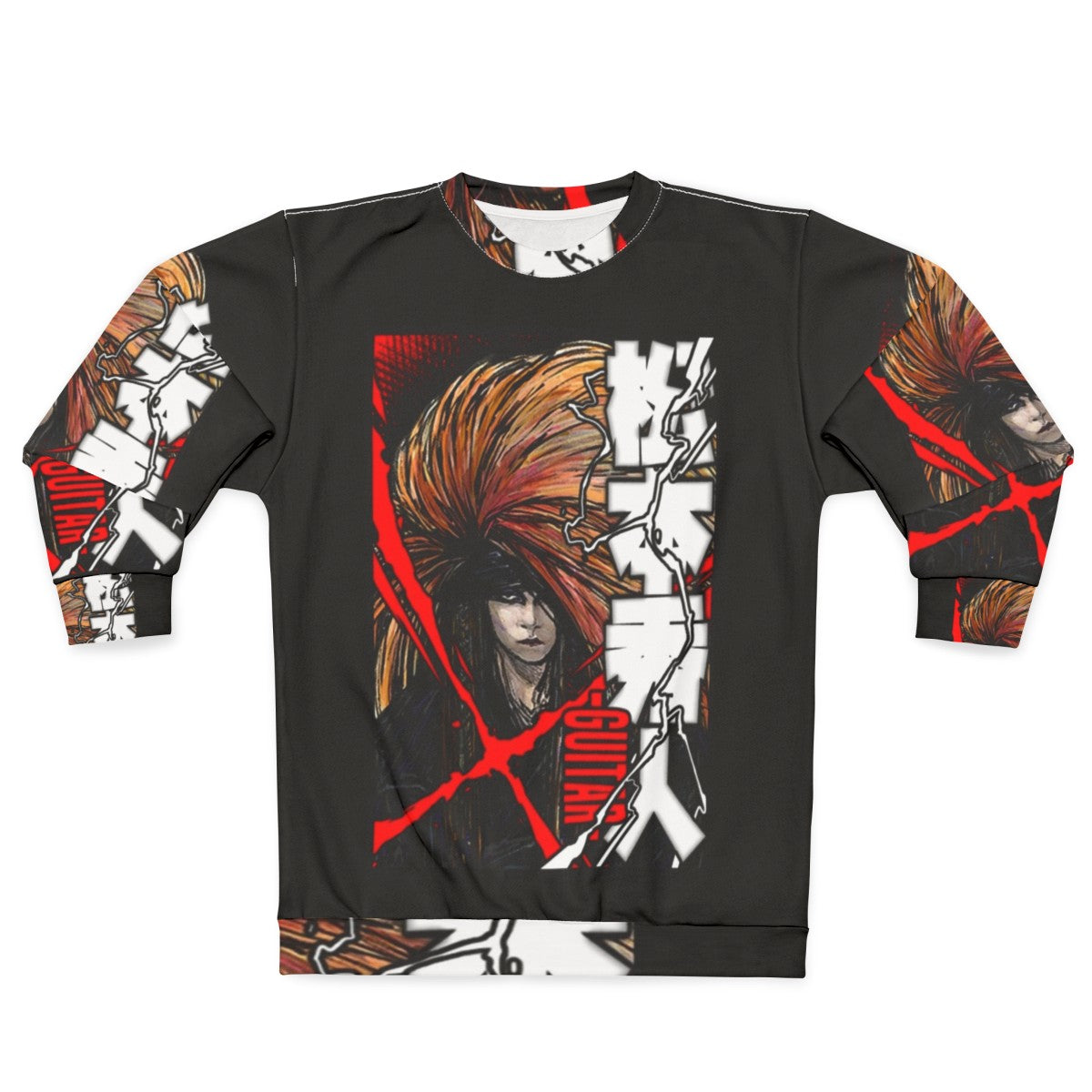 X Japan Hide Hideto Matsumoto Red Promo Sweatshirt