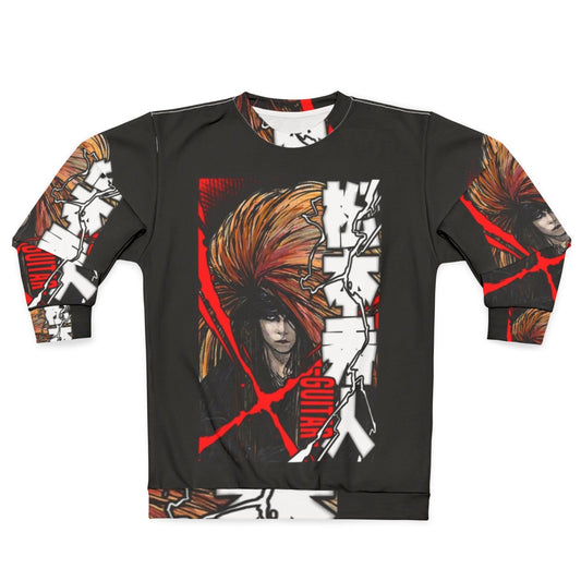 X Japan Hide Hideto Matsumoto Red Promo Sweatshirt